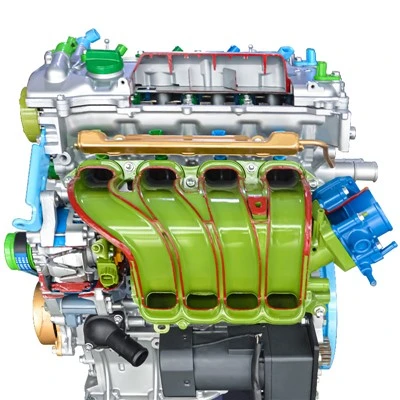 Benzinmotor -Cutaway -Modell